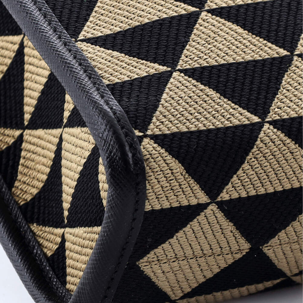 Prada Symbole Shopper Tote Jacquard #200644P18B - Picture 6 of 7